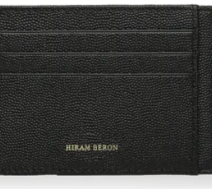 Italian cow leather card holder